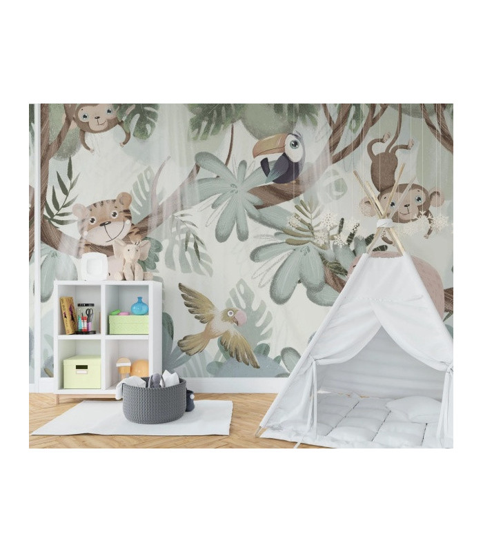 Carta da parati Baby Animals  - Rimura, Italian Design