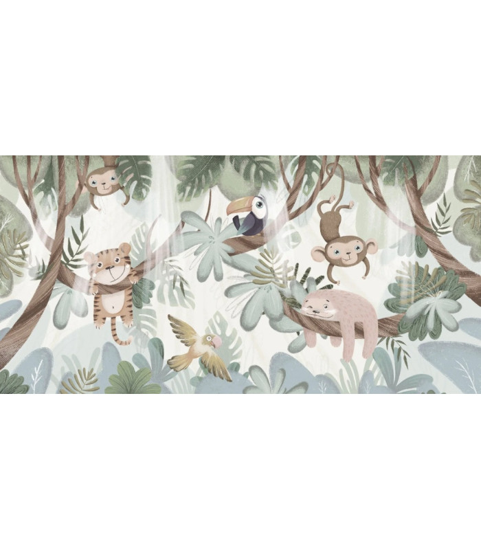 Carta da parati Baby Animals  - Rimura, Italian Design