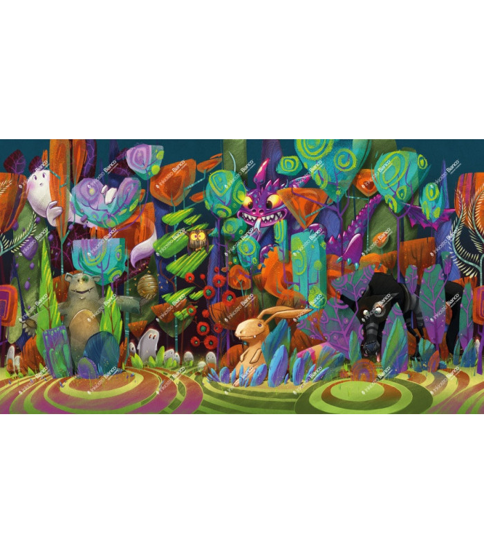 Carta da parati - Fantasy Tale,  Inkiostro Bianco