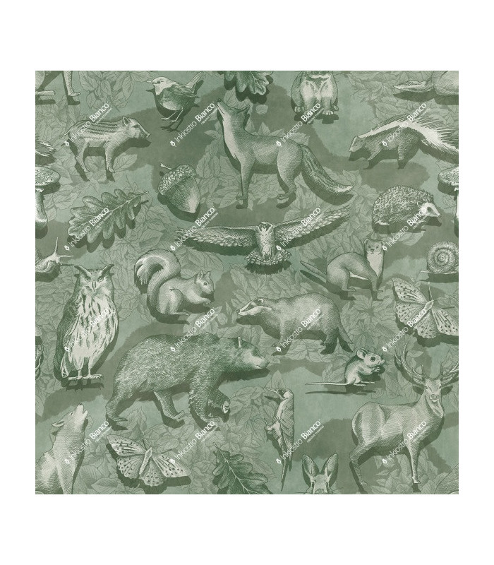 Carta da parati - Woodland,  Inkiostro Bianco