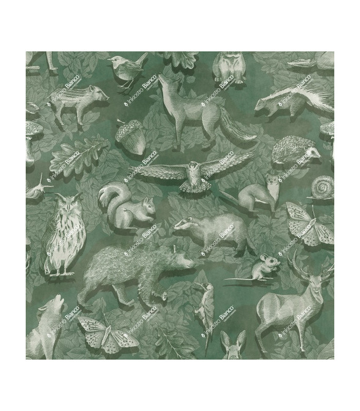 Carta da parati - Woodland,  Inkiostro Bianco