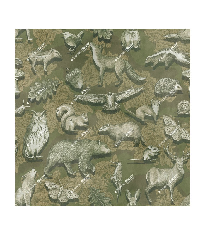 Carta da parati - Woodland,  Inkiostro Bianco