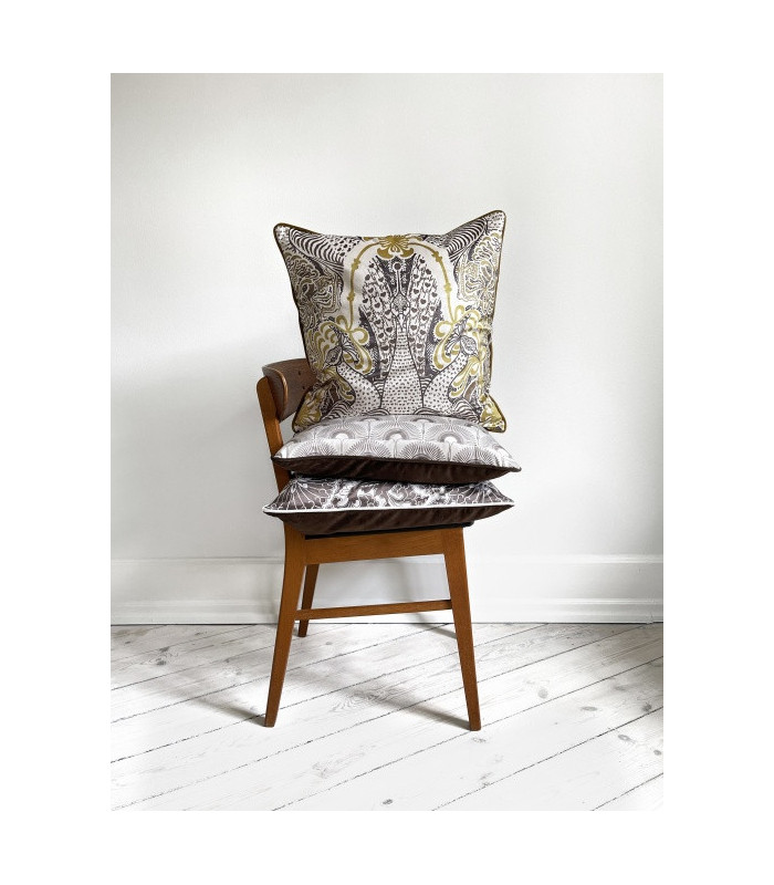 Cuscino Velluto Peacock - Vanilla Fly