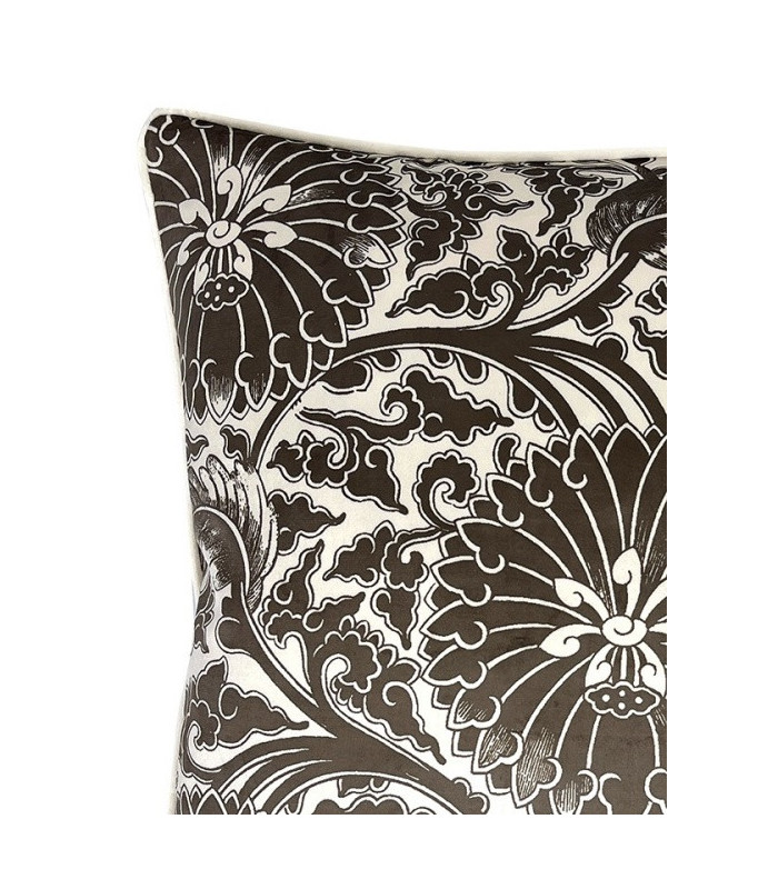 Cuscino Velluto Peacock - Vanilla Fly