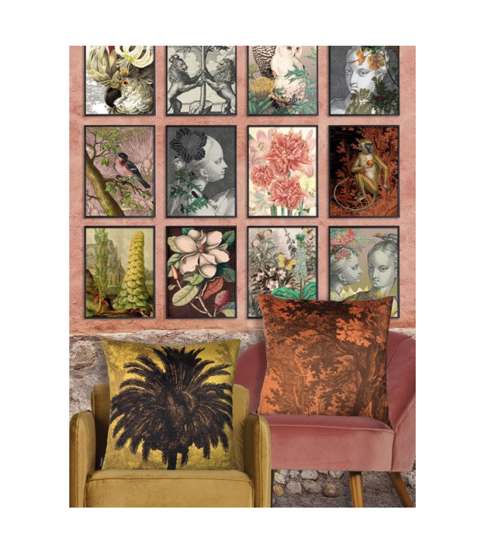 Cuscino Velluto Orange Woods  - Vanilla Fly