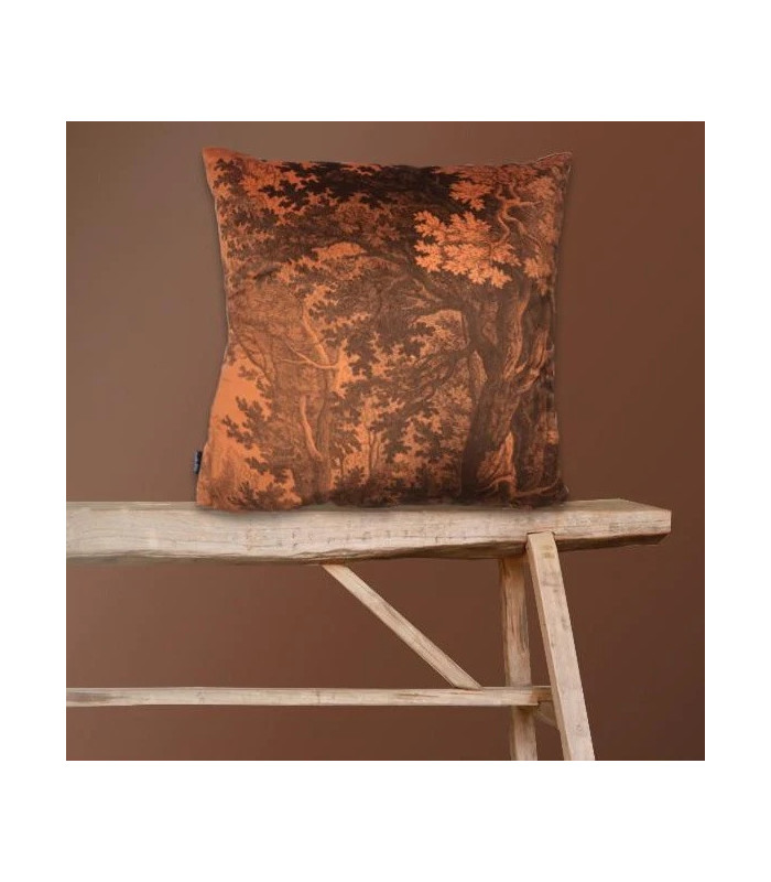 Cuscino Velluto Orange Woods  - Vanilla Fly
