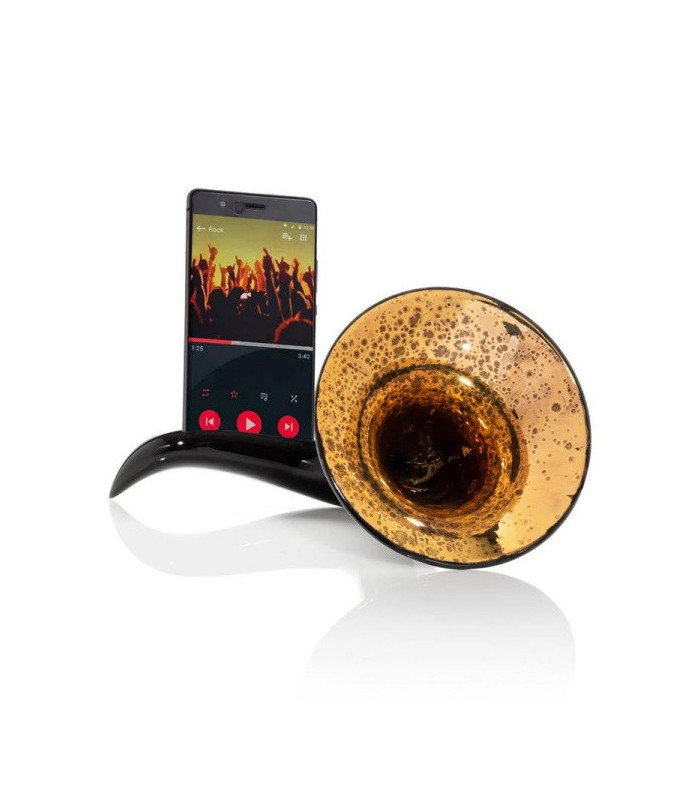 Amplificatore per cellulare. Compatibile con tutti gli smartphon in cui la cassa acustica è posizionata in basso, vicino al micr