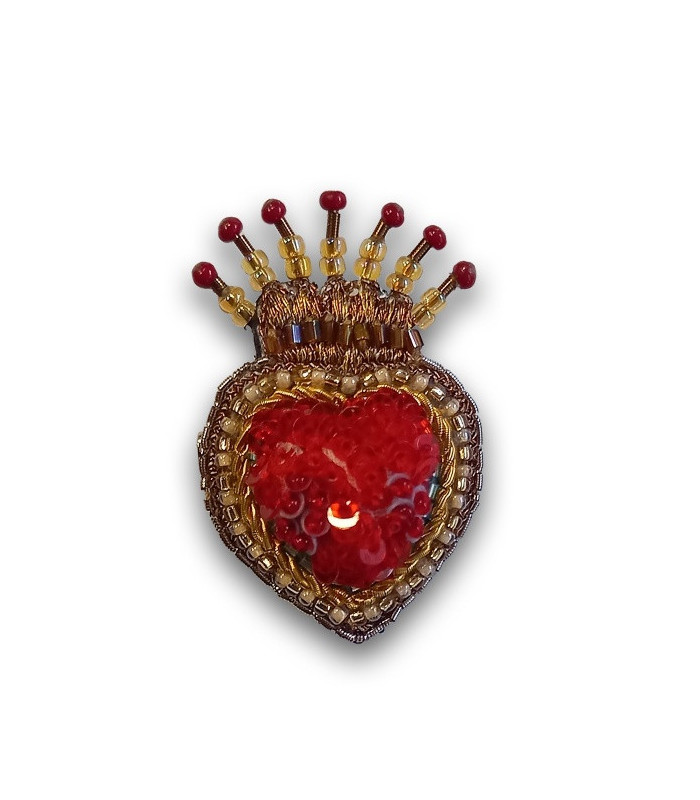 Queen of Hearts Spilla Trovelore