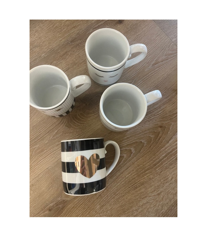 4 Mugs in ceramica  , Miss Etoile