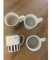 4 Mugs in ceramica  , Miss Etoile